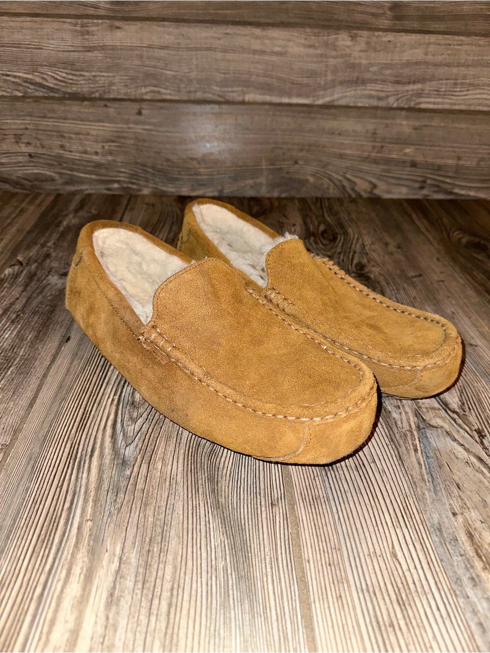 Men's Koolaburra by UGG Tipton Suede Moccasin Slippers in Tan Women’s Unisex